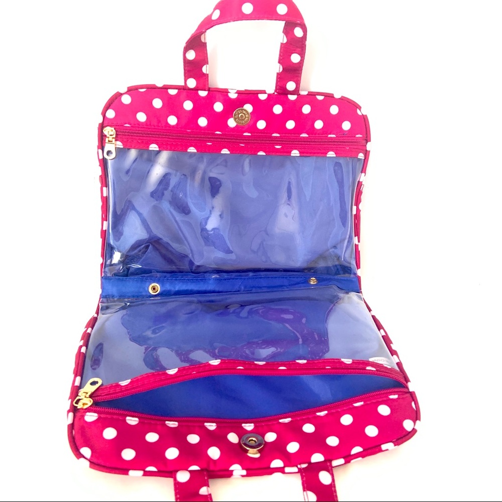 Trina Pink Ladies Cosmetics & Bathroom Travel Bag
